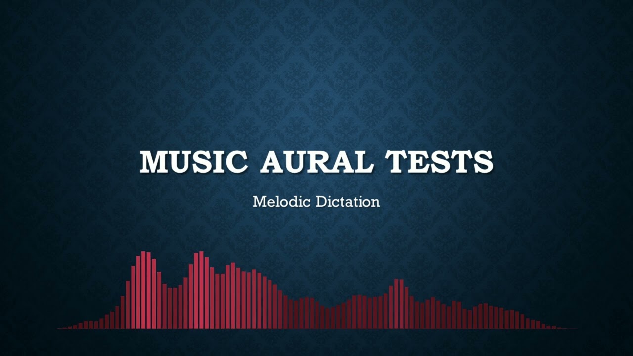March 2023 aural test (melodic dictation)
