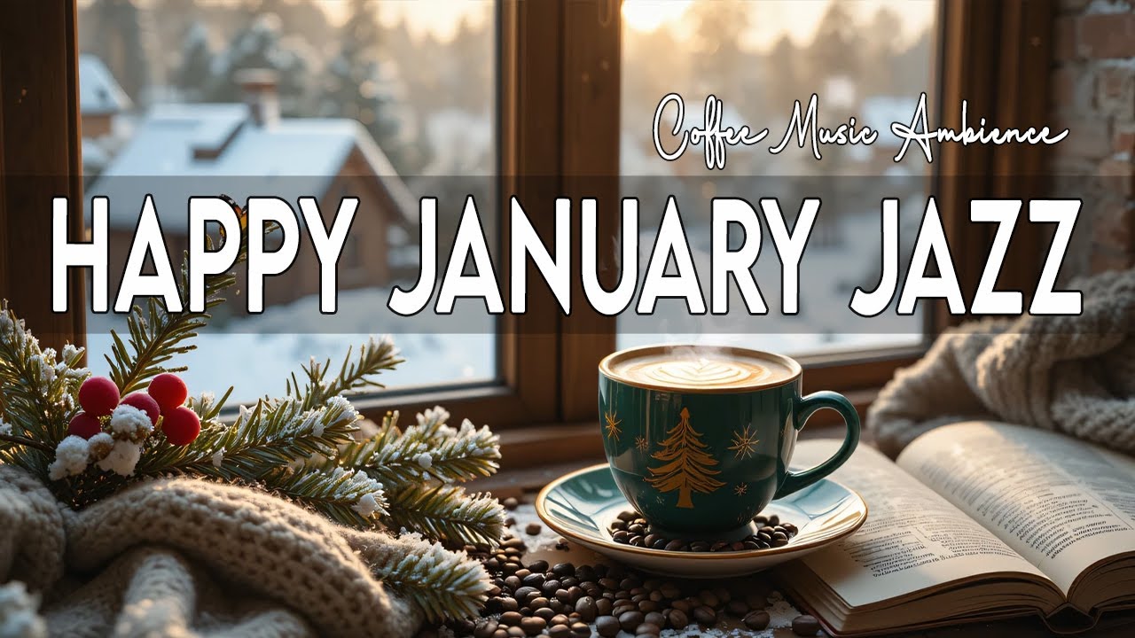 Happy January Jazz ☕ Cozy Coffee Jazz Music for Holiday Mood, Relaxing Work and Study Time✨