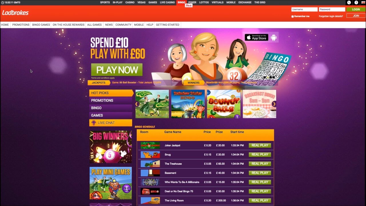 Ladbrokes Bingo Free Bets Review 2017