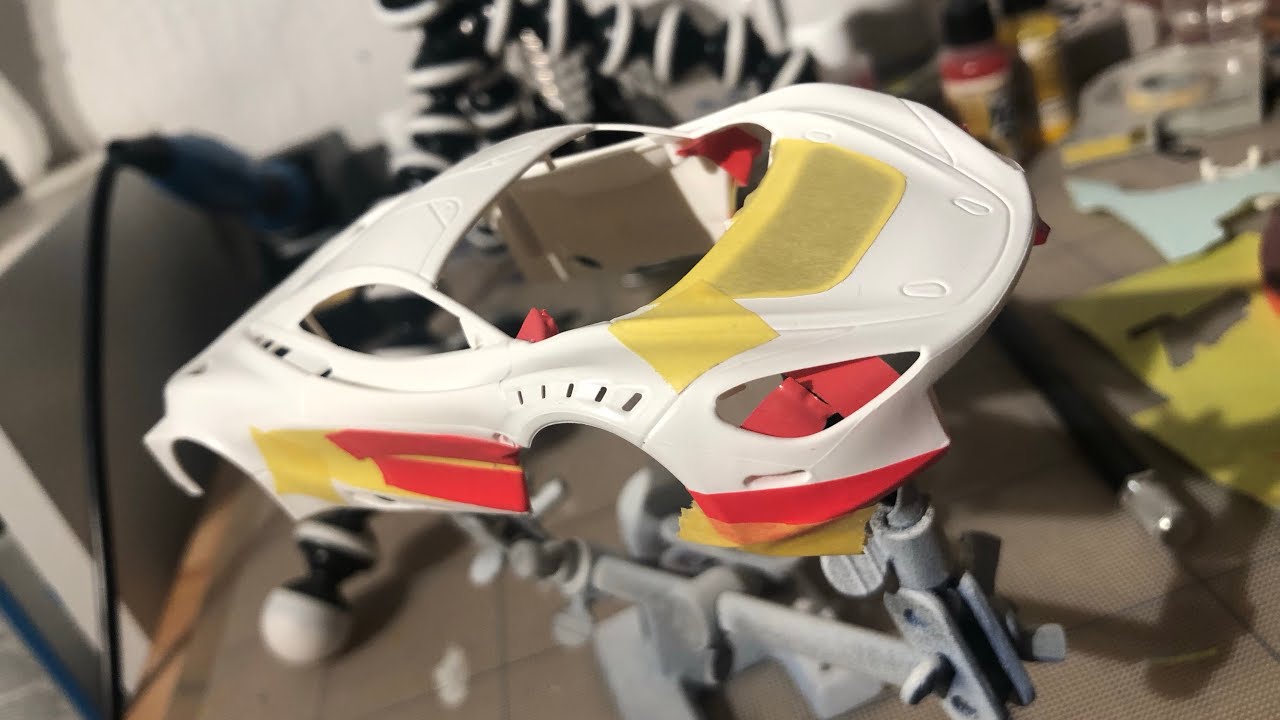 NSR McLaren 720S GT3 Slot car paint job