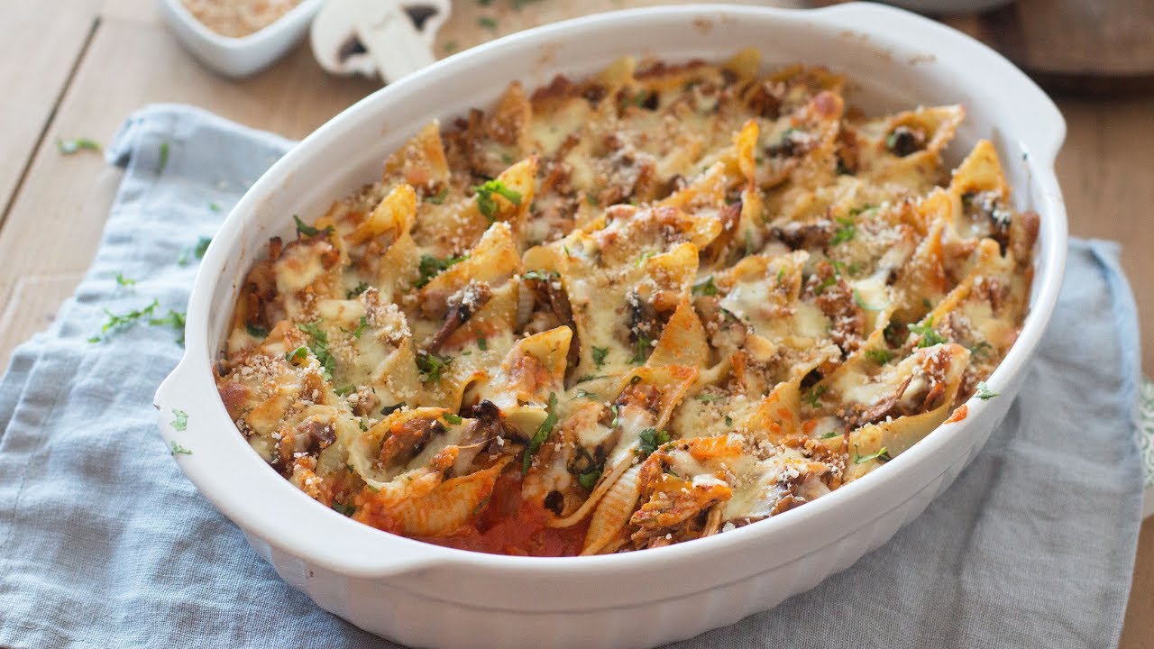 Gratin de pâtes farcis, Délicieux !