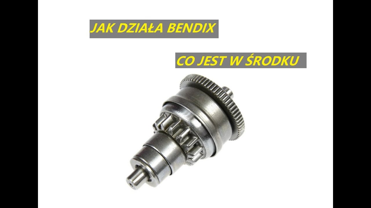 #181 BENDIX ROZRUSZNIKA STARTERA SKUTER 4T 2T ZASADA DZIAŁANIA BUDOWA