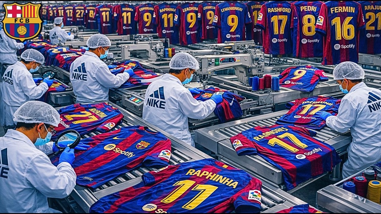 How Barça Jerseys Are REALLY Made in the Industry (Hidden Secrets)
