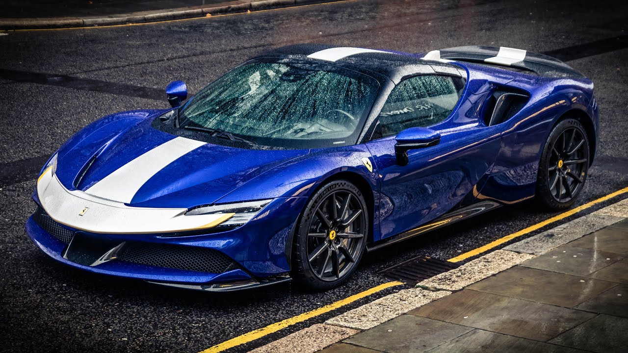 FIRST Ferrari SF90 Spider in London!!