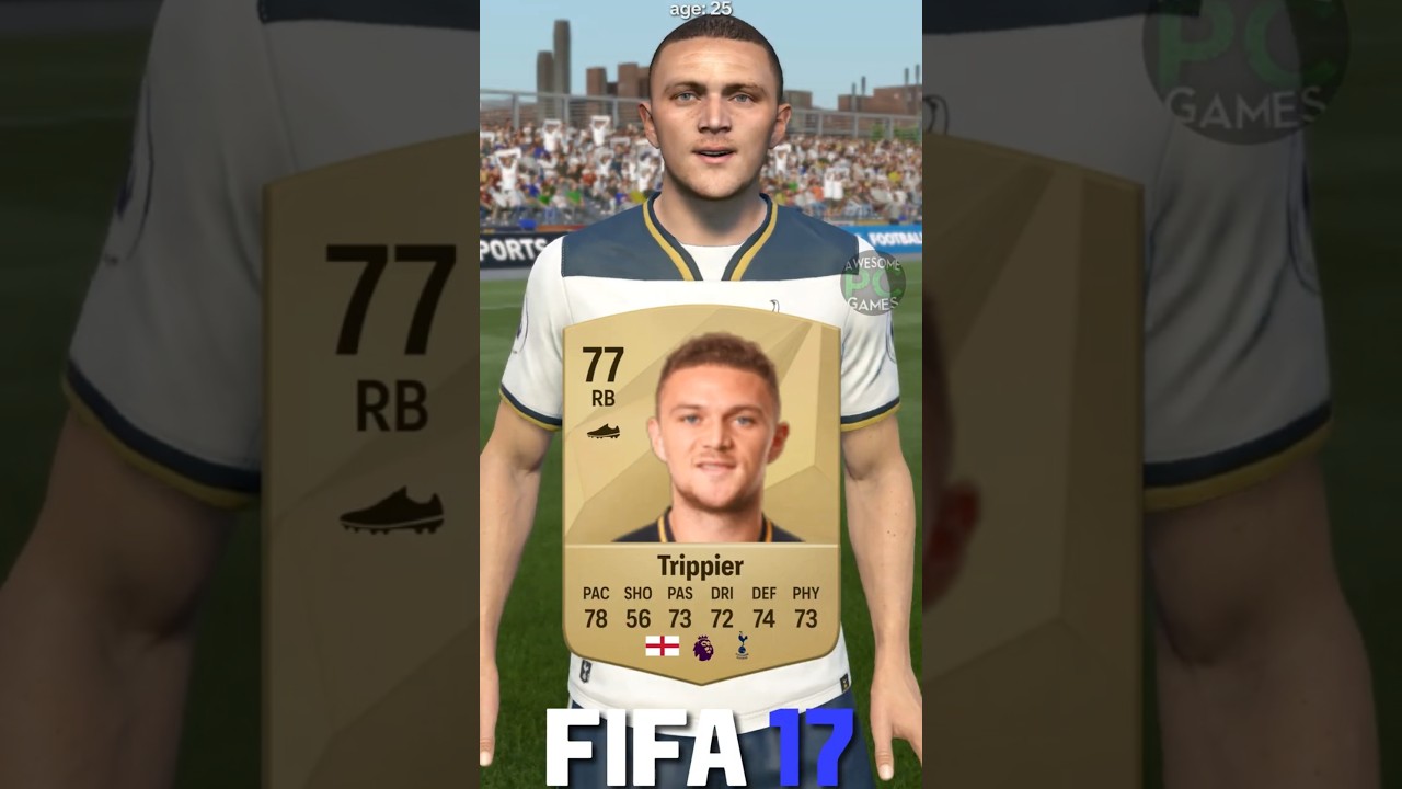 🏴󠁧󠁢󠁥󠁮󠁧󠁿 KIERAN TRIPPIER fifa evolution (11-25) #eafc25 #fc25 #fifa #trippier #newcastle