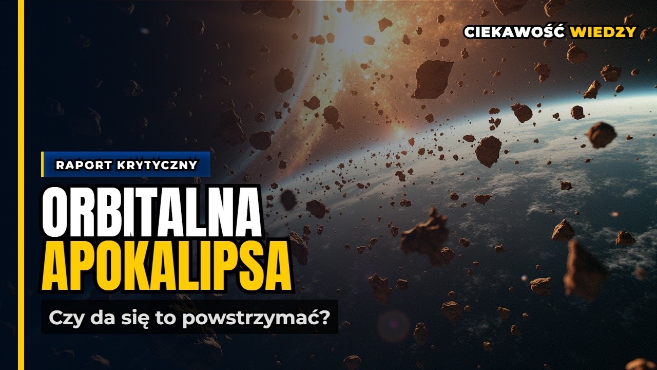 Zanieczyszczenie orbity Problem śmieci kosmicznych i syndrom Kesslera.