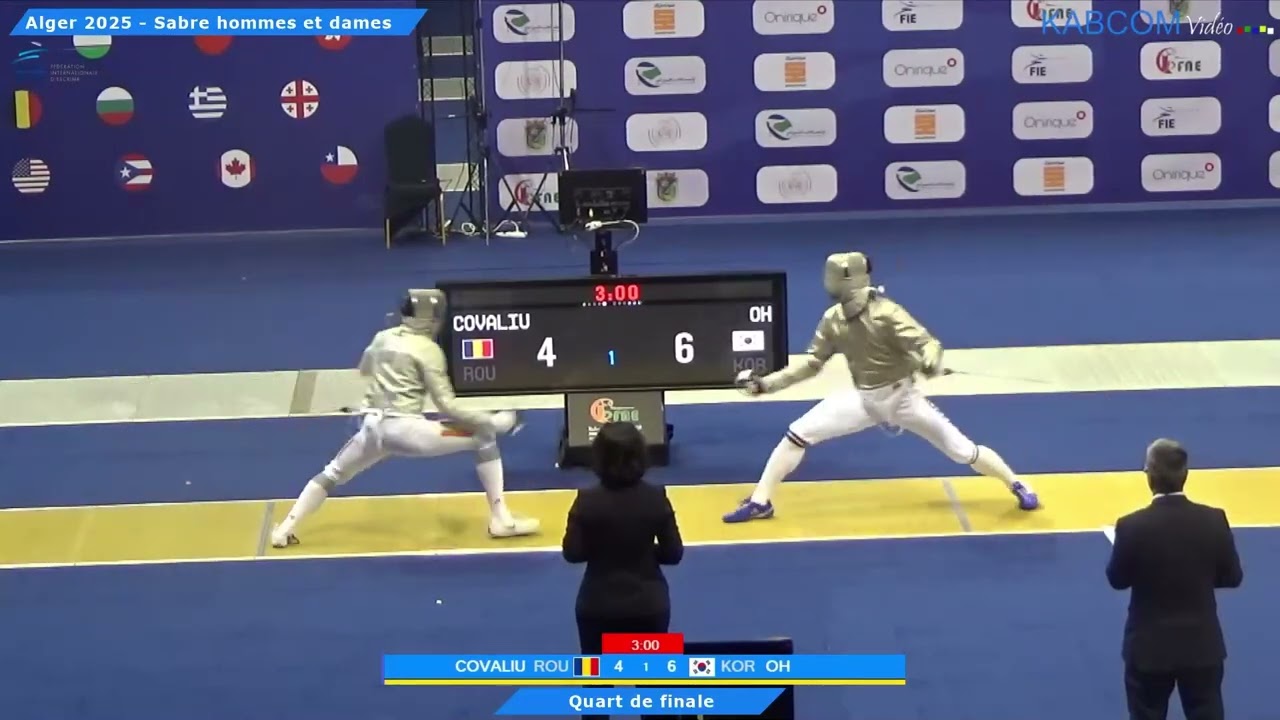 Algiers World Cup 2025 SMS - L8 - Vlad Covaliu ROU v Oh Sanguk KOR