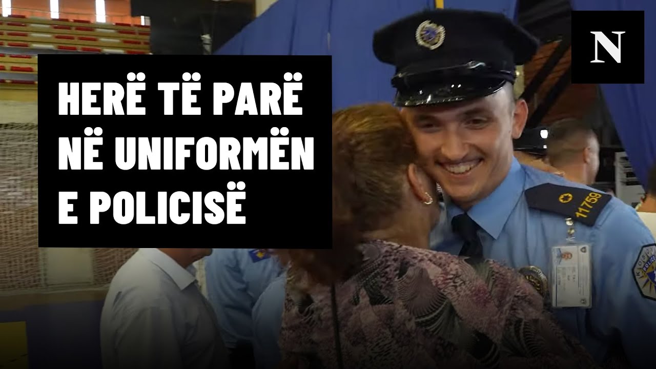 Për herë të parë në uniformën e Policisë. Lot gëzimi e krenari. Momente nga diplomimi i policlve