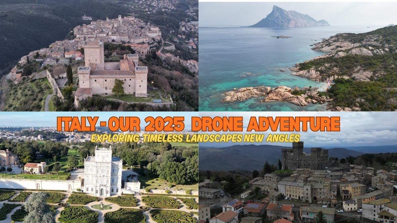Italy  - Our 2025 Drone adventure Exploring Timeless Landscapes New Angles