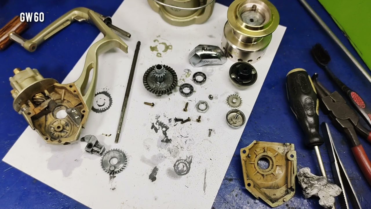 How to repair Reel GFW60 /GW/how to repair a broken reel