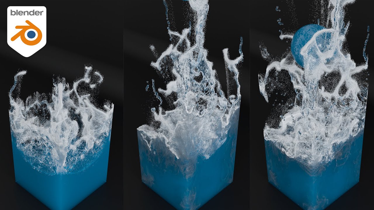Blender Water Simulation | Create a Fluid Simulation in Blender ( flip fluids )