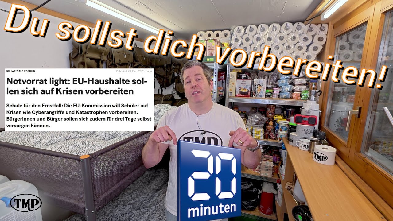 Die Medien sagen: Du sollst dich auf eine Krise vorbereiten!