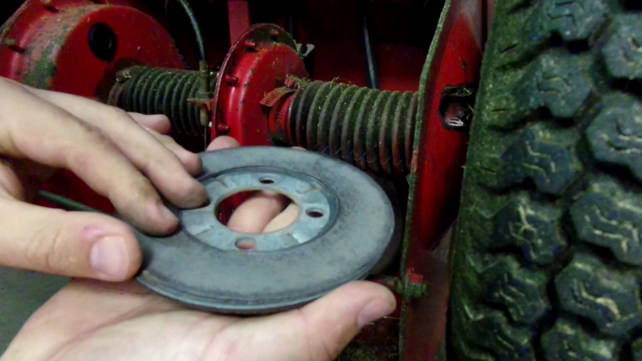 Snapper drive disc replacement