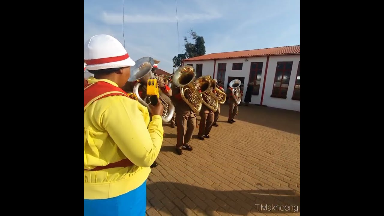 St Paul HQ brass band, Ha Le Lakatsa Ho Tseba  August 2022.