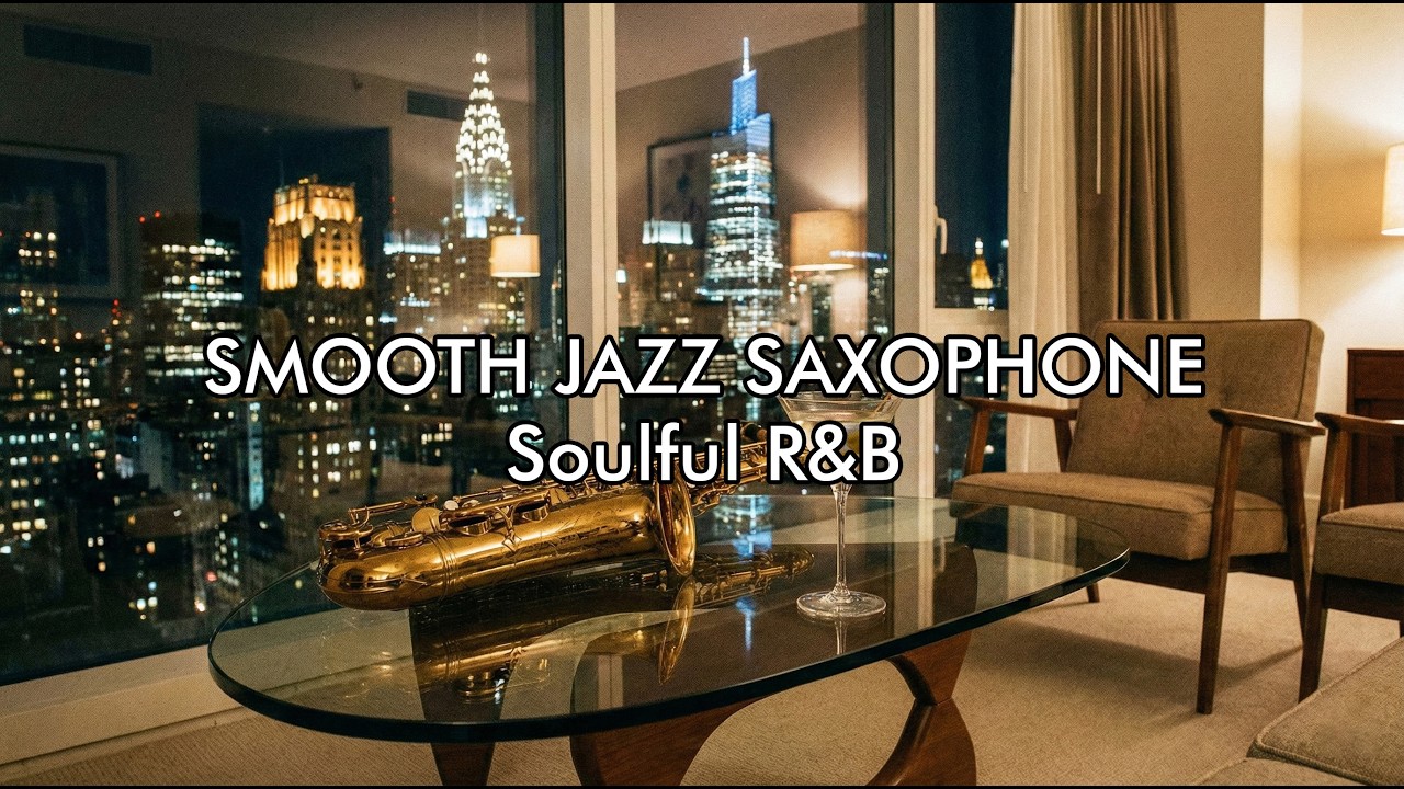 Smooth Jazz Saxophone & Soulful R&B Instrumental - Relaxing Late Night & Luxury Lounge