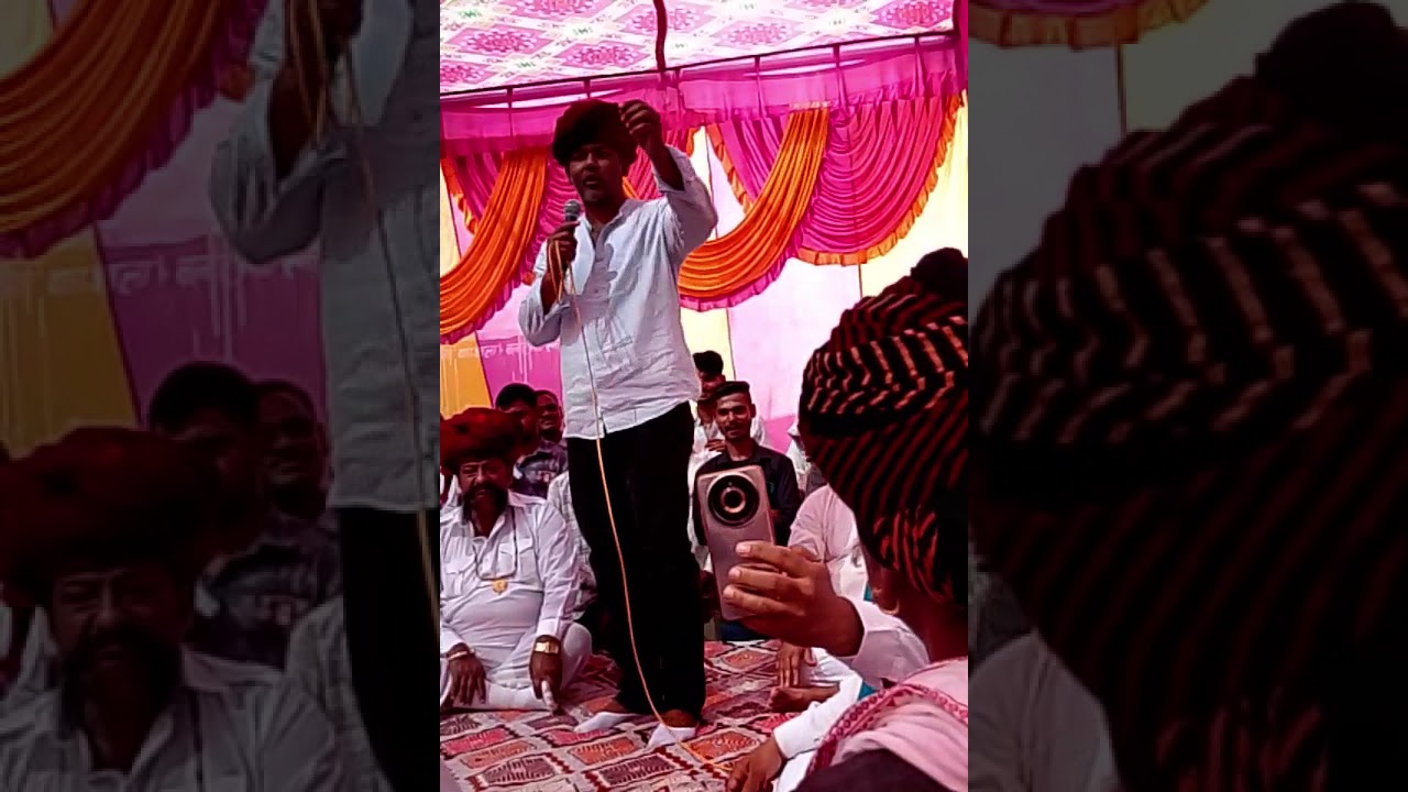 अशोक चांदना जी सालरिया गांव में पदारते हुए 