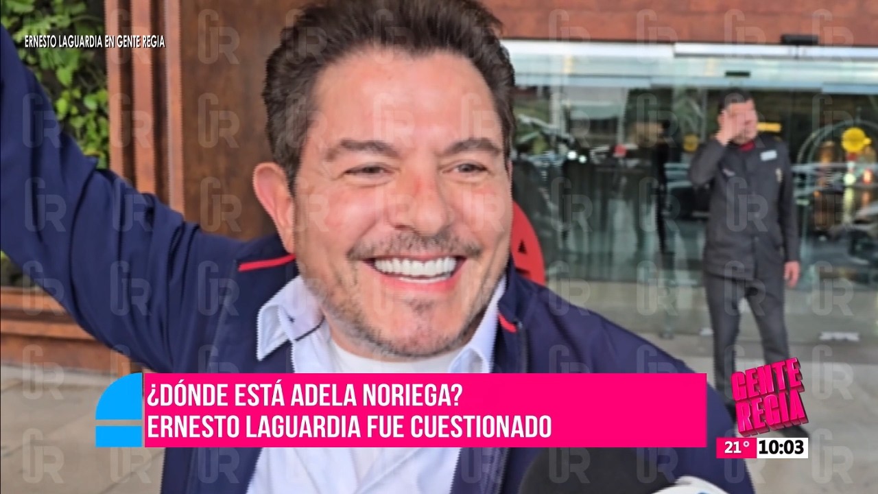 Ernesto Laguardia cuestionado sobre Adela Noriega en Monterrey | Gente Regia