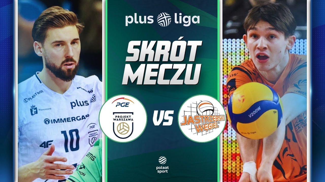 SKRÓT: PGE PROJEKT WARSZAWA I JSW JASTRZĘBSKI WĘGIEL | PLUSLIGA