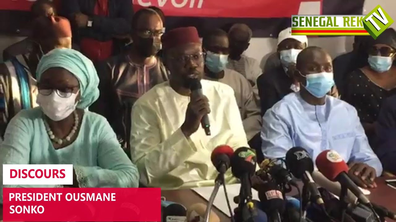 REPLAY: DISCOURS DE PRESIDENT OUSMANE SONKO DU 8 MARS 2021