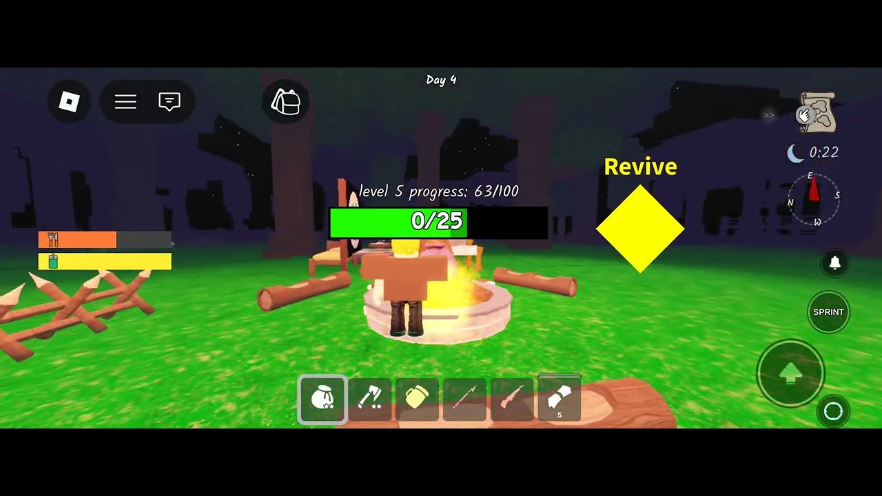 Playing 99 nights in a forest come play with me!