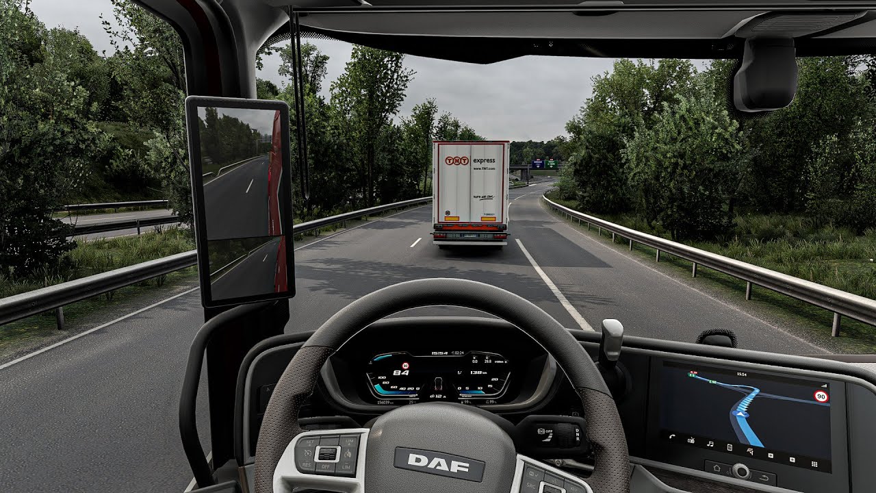 4K Realistic Ultra Graphic DAF |Euro Truck Simulator 2 1.57 Snowymoon Mod Gameplay