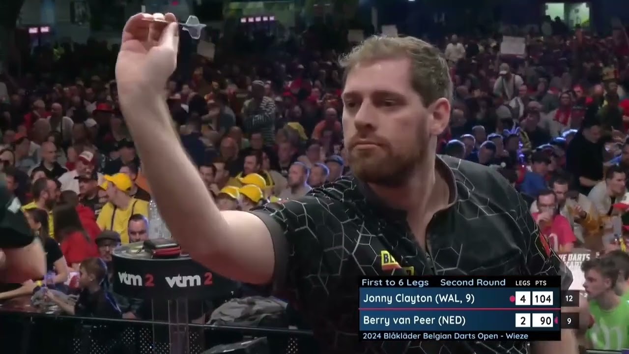 Clayton vs Van Peer | Belgian Darts Open 2024 | Round 2