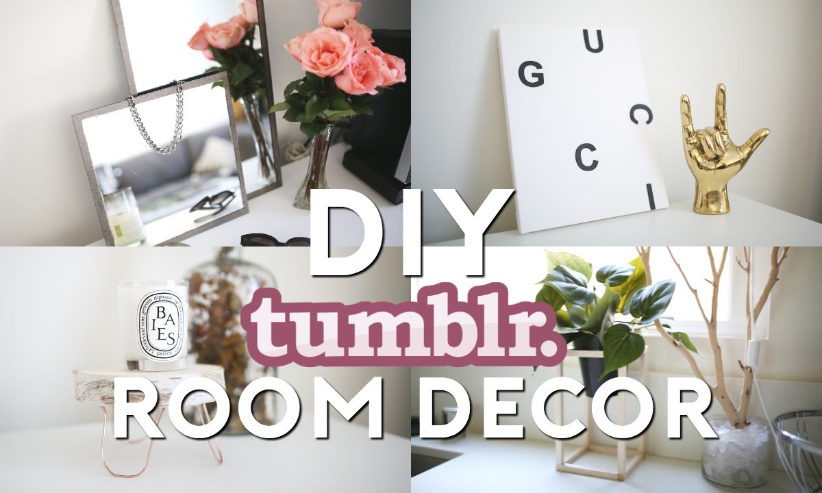 DIY Tumblr Room Decor | Minimal & Easy 💡 ✂️ 🔨