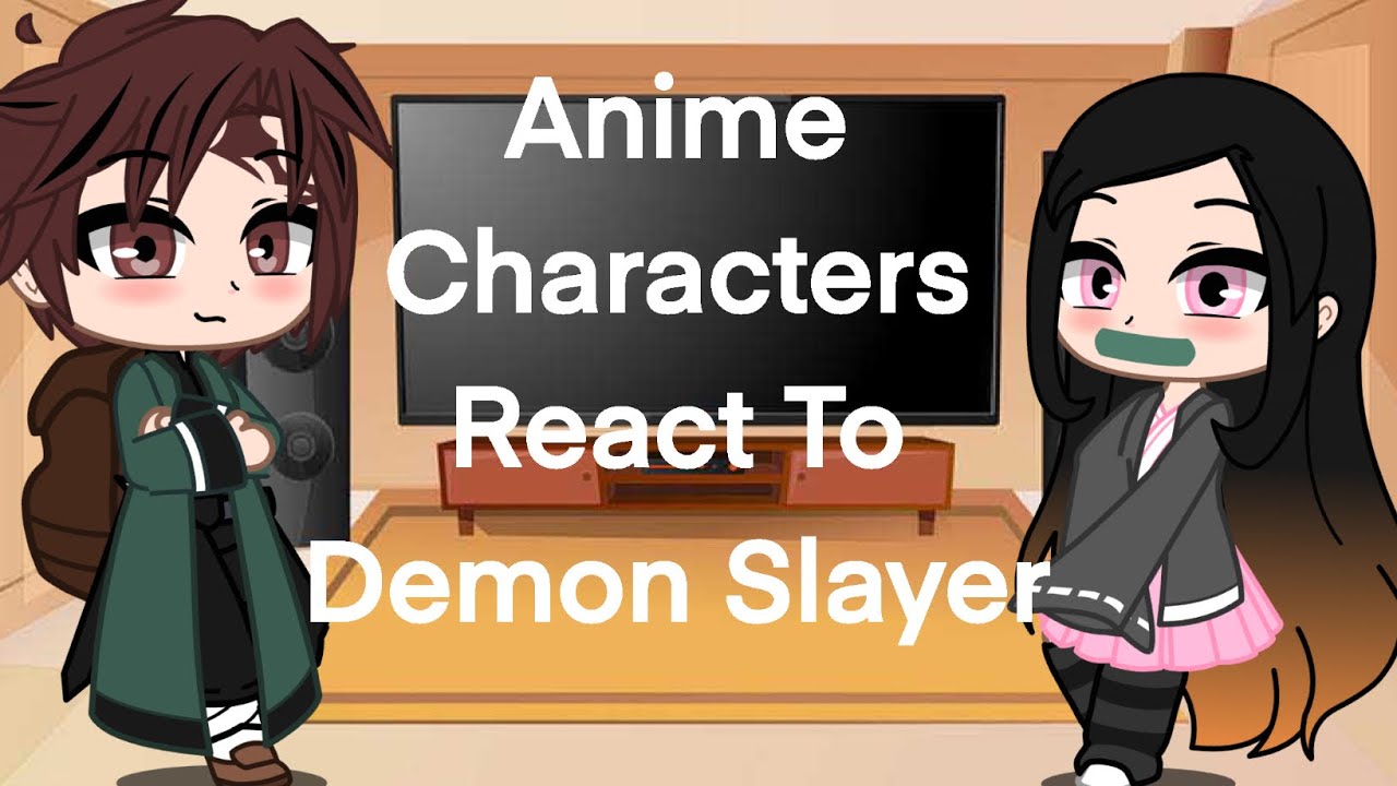 Animes React to Each Other | pt 1/5 | BNHA, Haikyu, AoT, Demon Slayer
