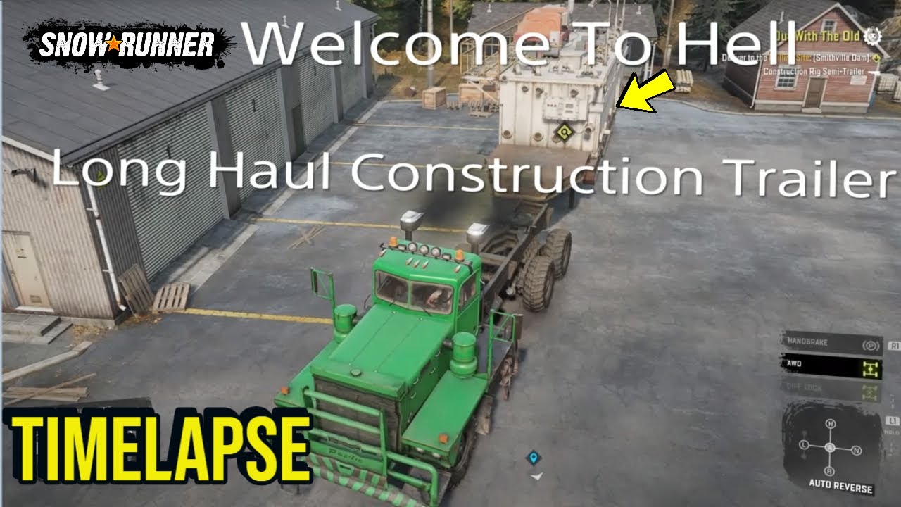 *TimeLapse* Construction Trailer Long Haul 
