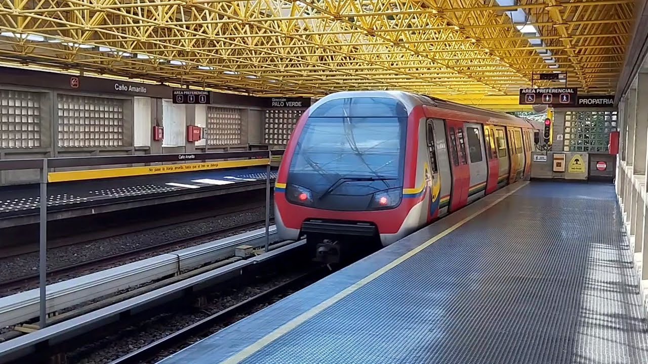 Metro De Caracas Linea 1 Compilación De Trenes CAF S6 Parte 2