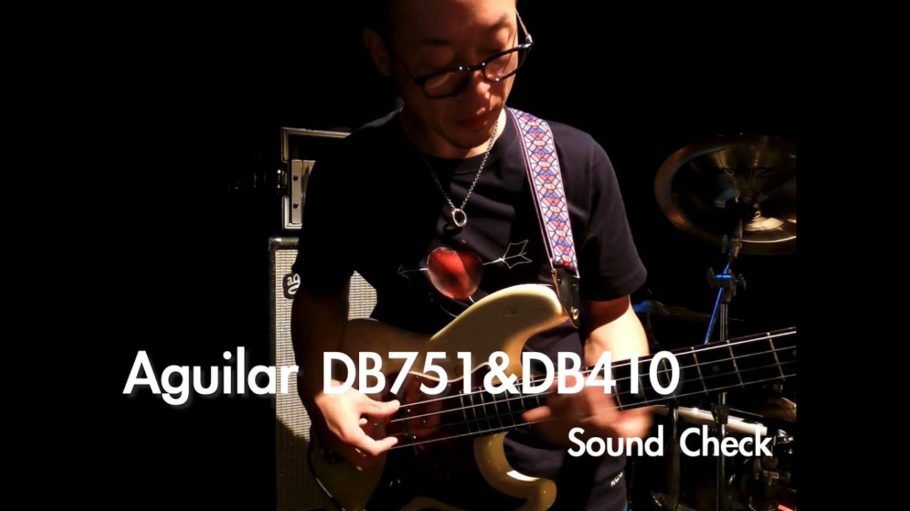 Aguilar DB751&DB410 Soundcheck Blue Note Tokyo with Senri Kawaguchi