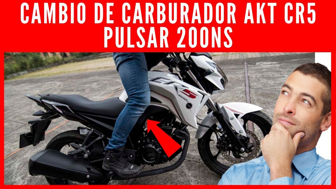 PUSE UN CARBURADOR DE PULSAR NS A UNA AKT CR5 FUNCIONARA?😱