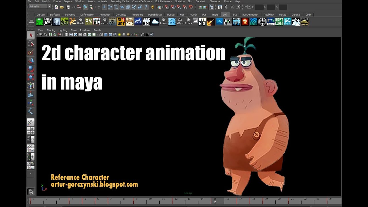 Tutorial-2d Animation in Maya (마야에서 2d 애니메이션)