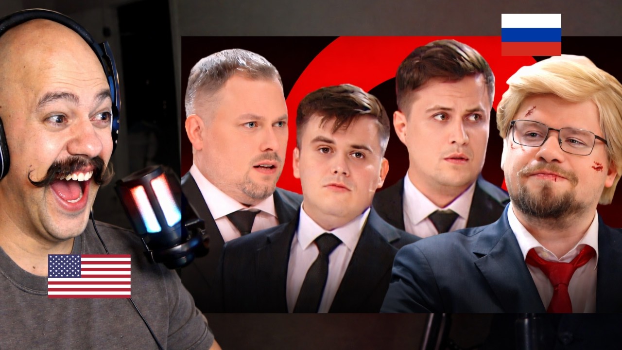 American Reacts To Comedy Club Покушение перед выборами  Харламов, Иванов, Бутусов, Сафонов ‪