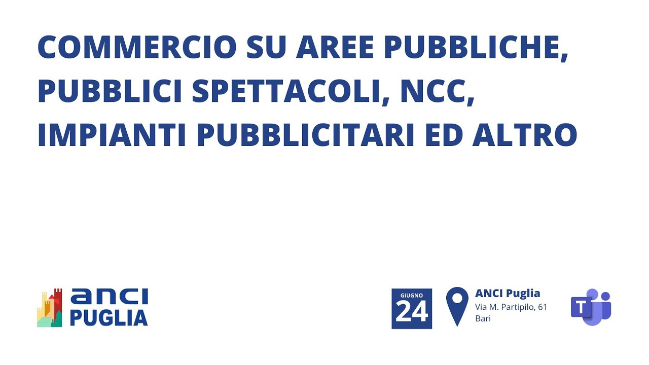 VIDEO Commercio su aree pubbliche ed altro   SCISCIOLI 240625