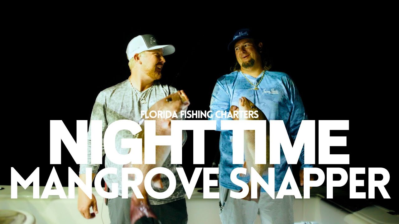 Catching GIANT MANGROVE SNAPPERS in the DEAD OF NIGHT!