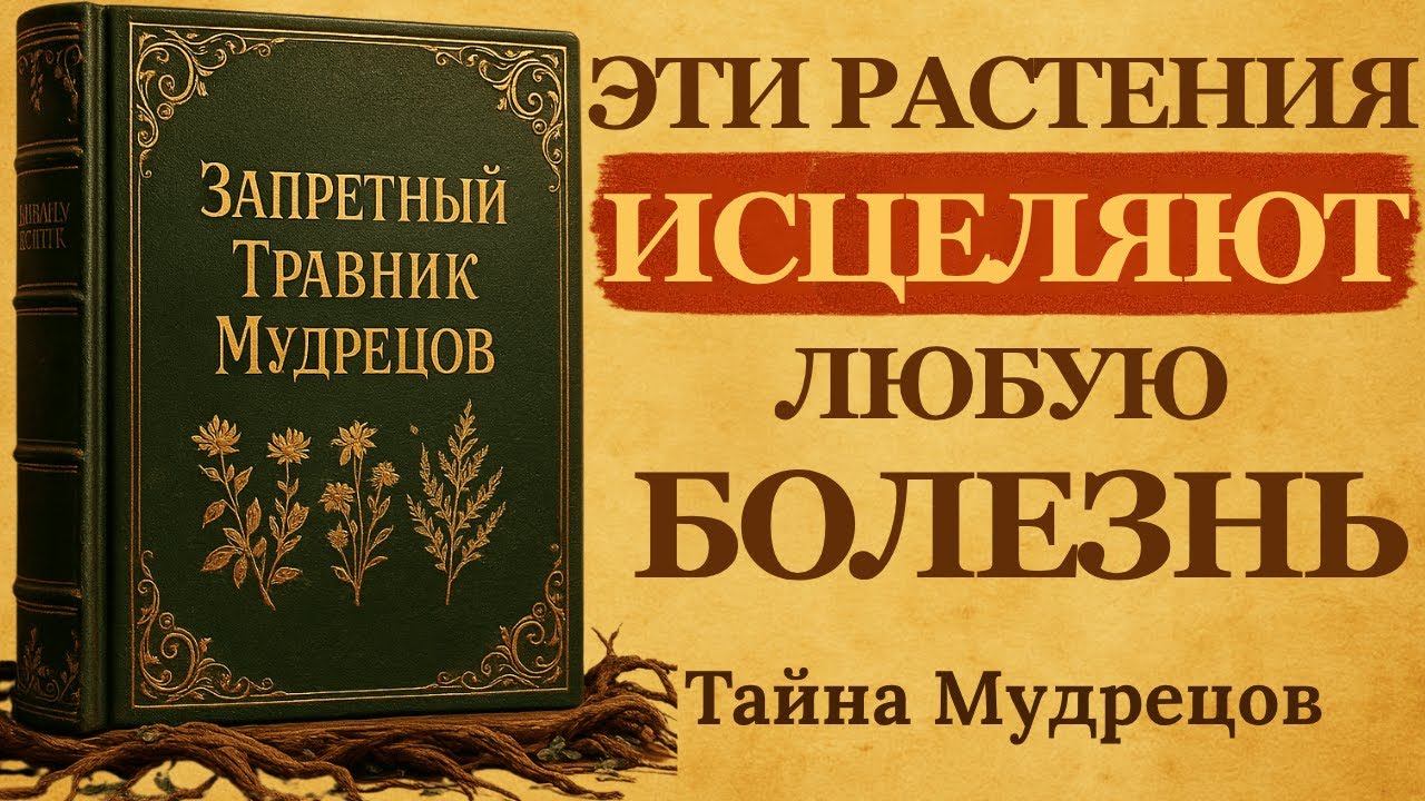 Запретный Травник Мудрецов: 12 Растений, Исцеляющих Разум, Тело и Дух | Запретная книга
