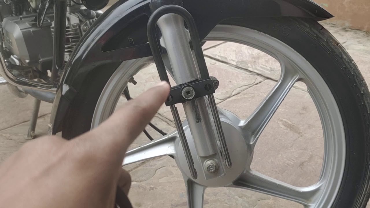 Front Shocker Lock | Front wheel lock | Bike Shocker lock | Bike front wheel lock #InfoLine