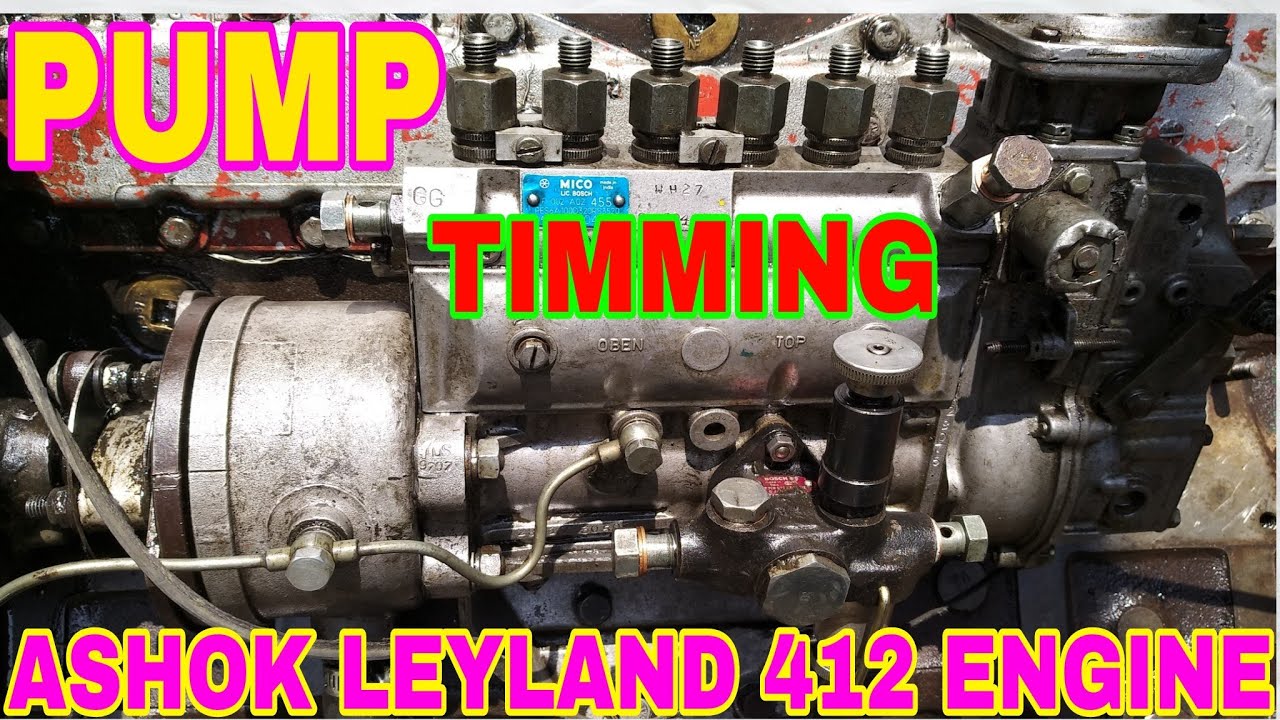 Pump Timming Set For Ashok Leyland 412 Engine, By Mechanic Gyan,