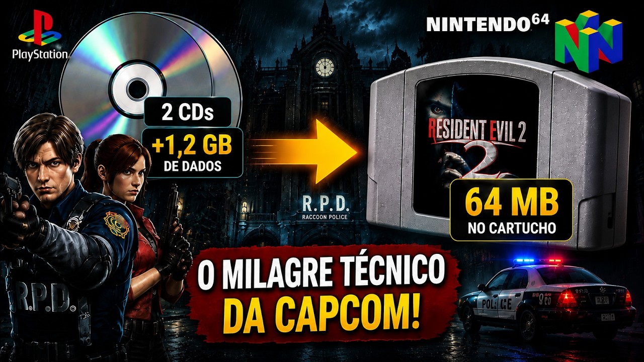 Resident Evil 2 do Nintendo 64: A Conversão Mais impossível da História