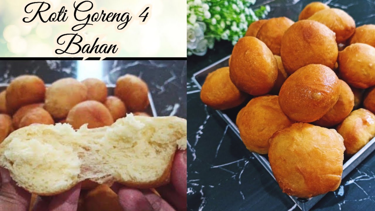 PADAT TAPI EMPUKK!!Roti Goreng 4 Bahan Saja@Susimasak