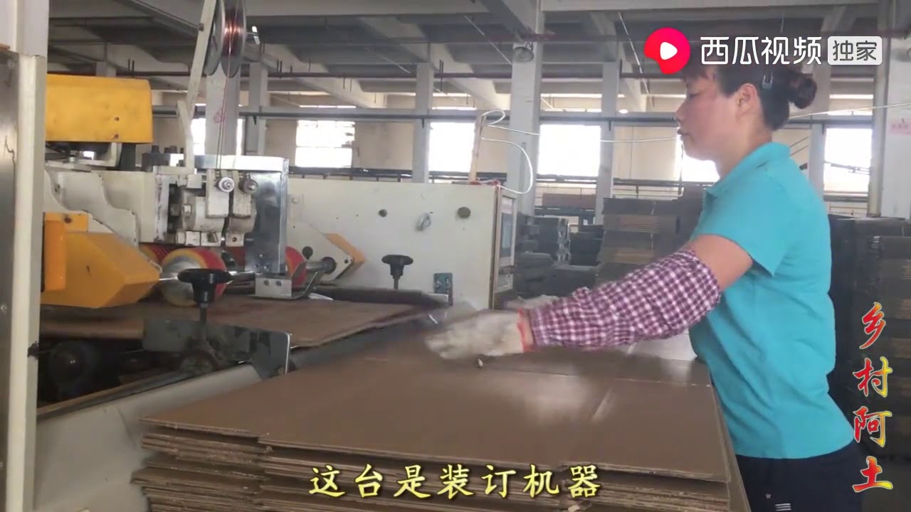 乡村阿土：阿土参观纸箱加工厂，老板投资几百万买设备，一个箱卖2元赚钱吗