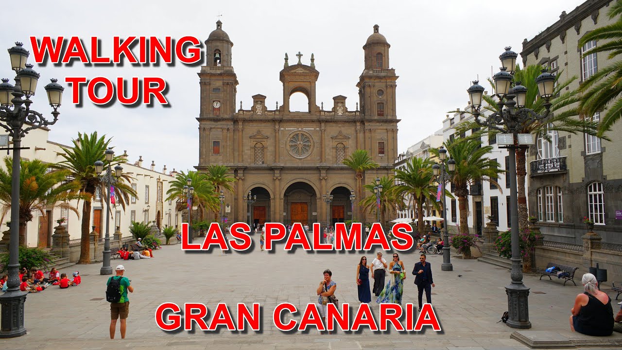 Gran Canaria - Las Palmas-Mercado De Vegueta-Cathedral of Santa Ana - 4K walking tour - DJI Osmo 360