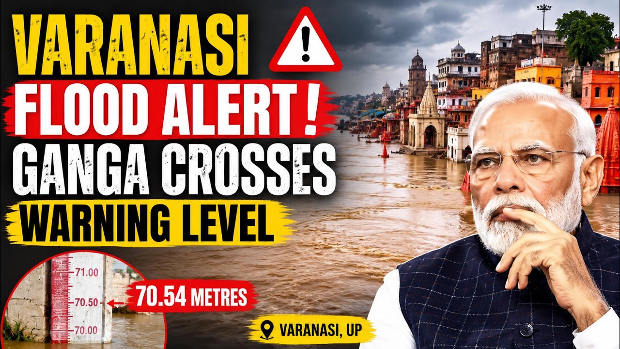 Varanasi Flood ALERT! Ganga Crosses Warning Level | PM Modi Takes Stock | UP News