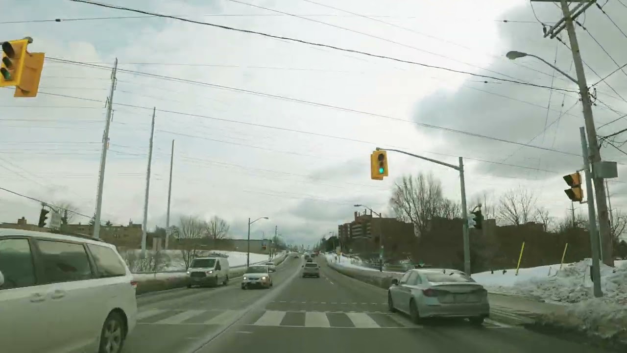 Toronto City Drive Winter