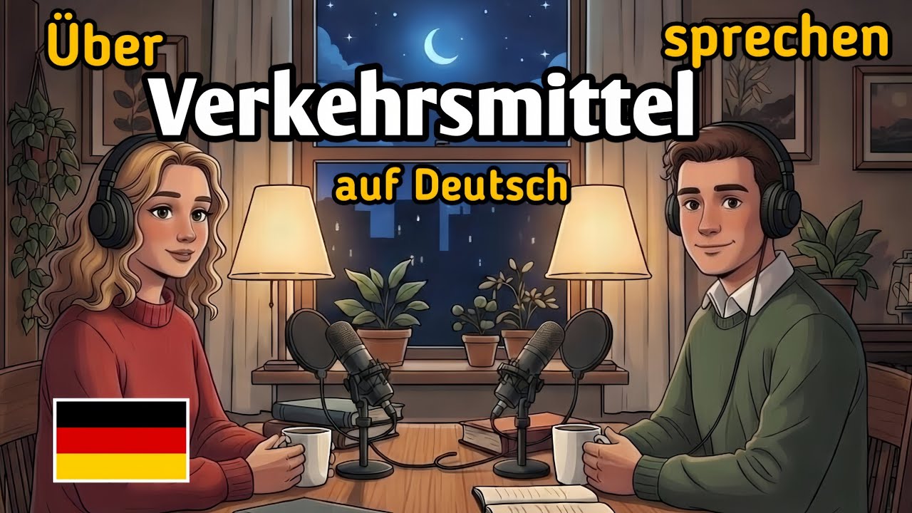 How to Talk About Transportation in German 🇩🇪 | Daily German Conversation Practice (A1–A2)