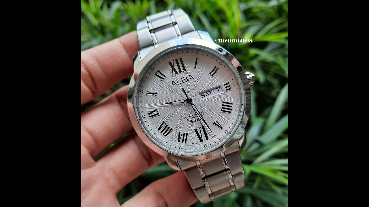 Jam tangan Alba quartz roman dial ref VJ42 X114