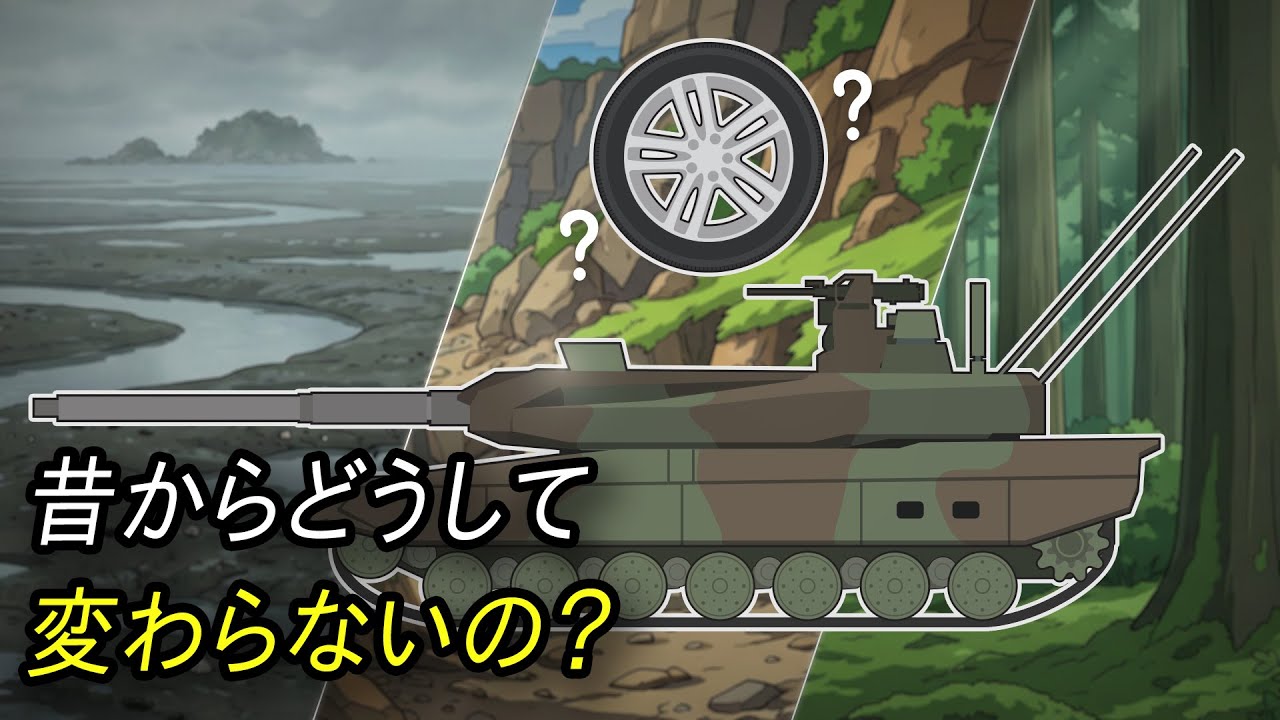 戦車はどうして車輪ではなくキャタピラーなの？
