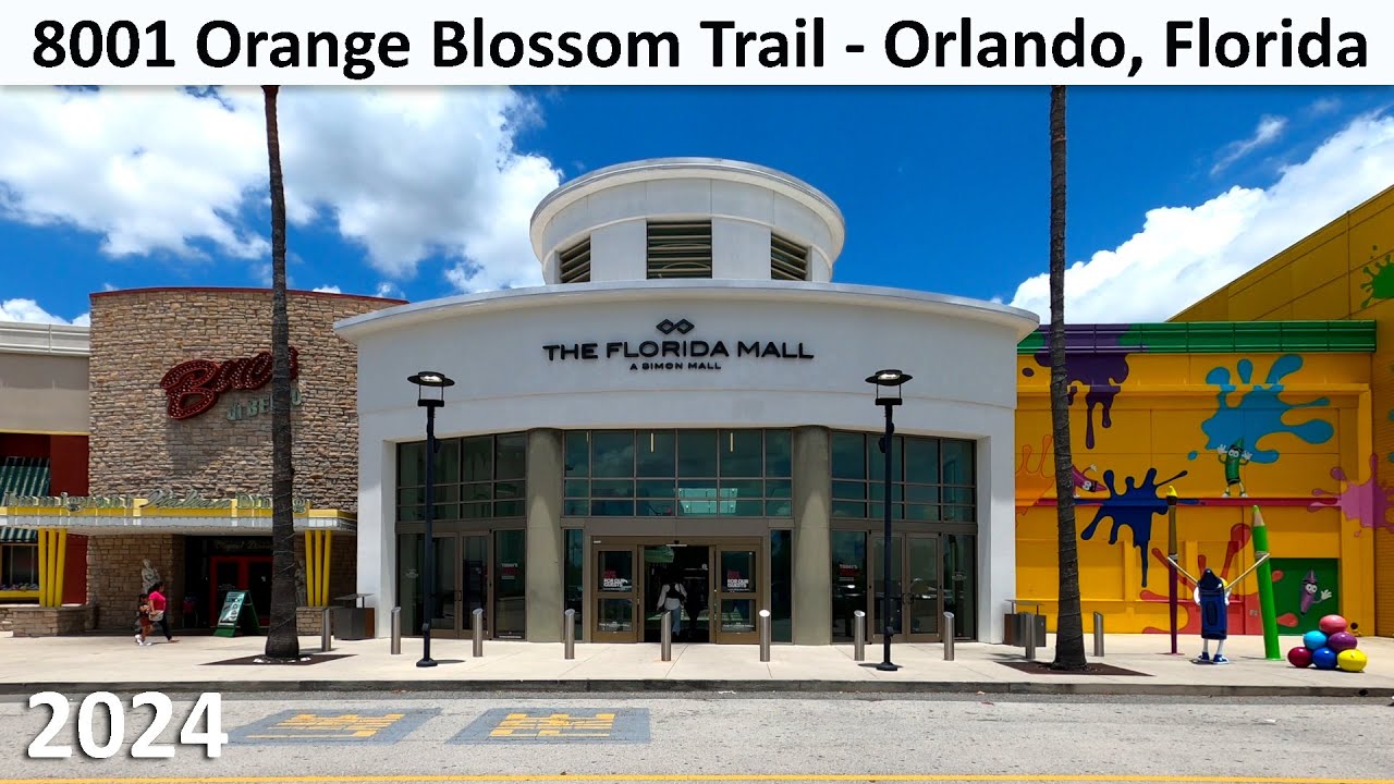 The Florida Mall - 8001 Orange Blossom Trail, Orlando, Florida - Walking / Shopping - July 2024