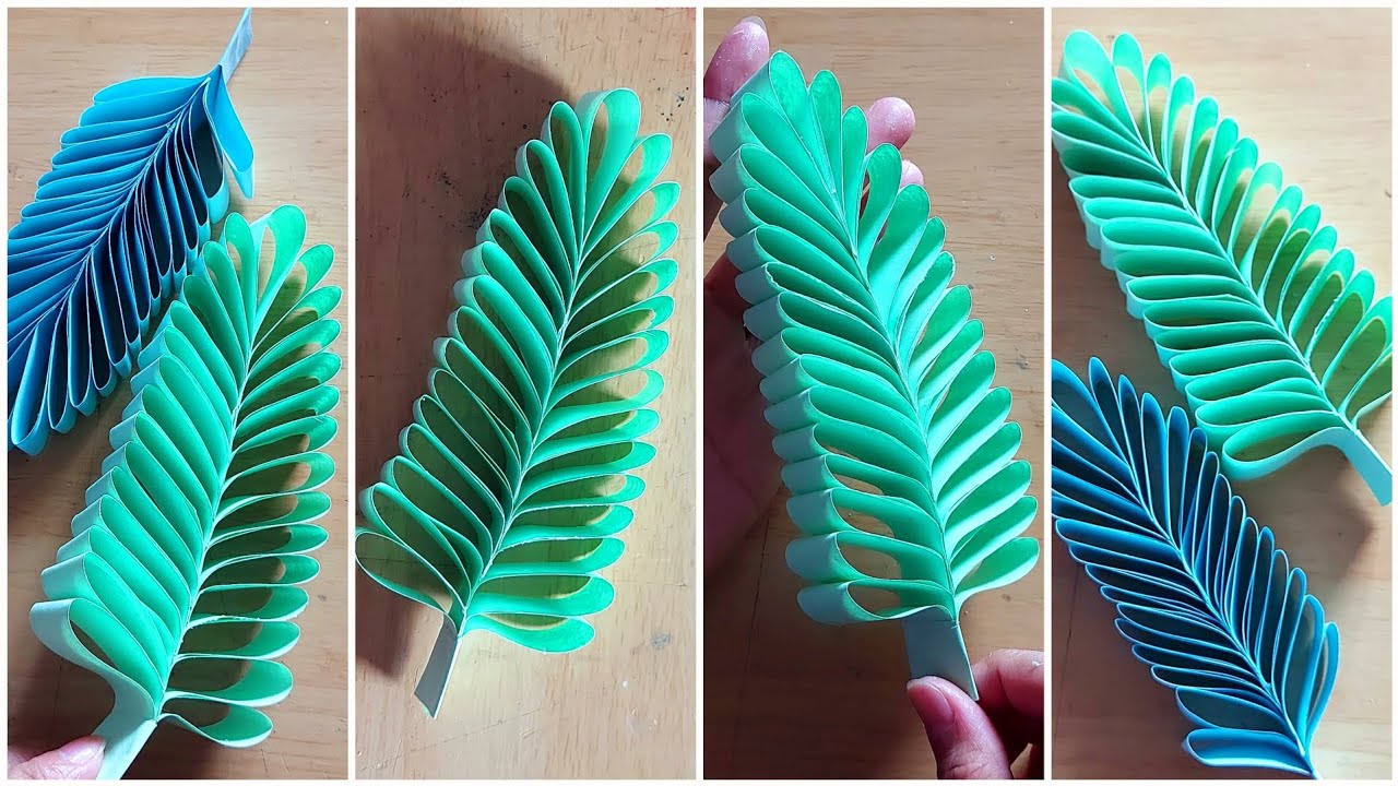 Easy Diy Paper Leaf|How to make paper leaf|#diy #howtomake #diytutorial #diy #paperleaf #diyleaf 